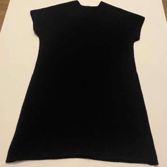Vince Black Cashmere Short Sleeve Sweater Womens Size Medium - Picture 3 of 3